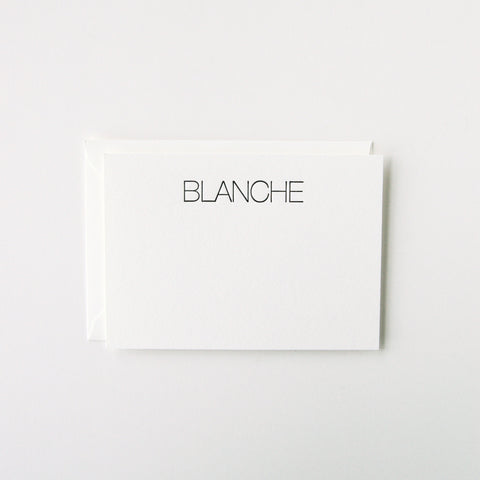 Blanche - Personalized Stationery Set