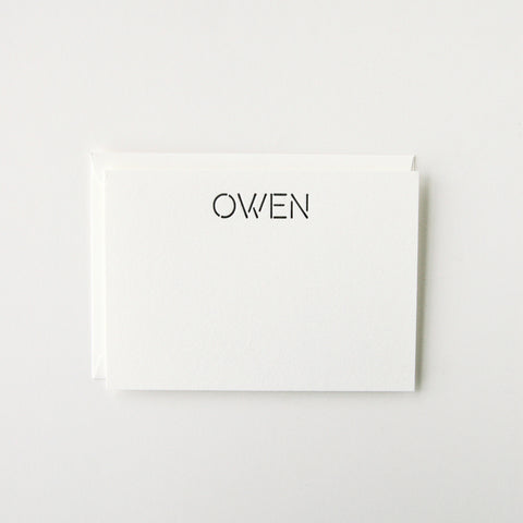 Owen - Personalized Stationery Set
