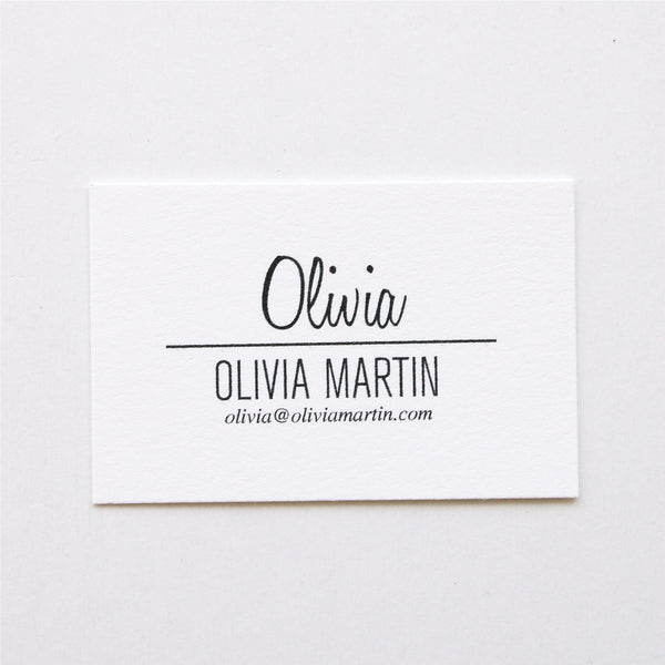 Olivia - Calling Cards