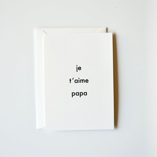 Je T'aime Papa