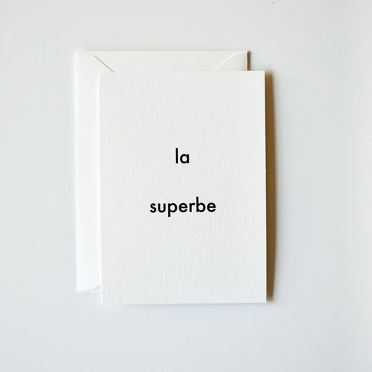 la superbe