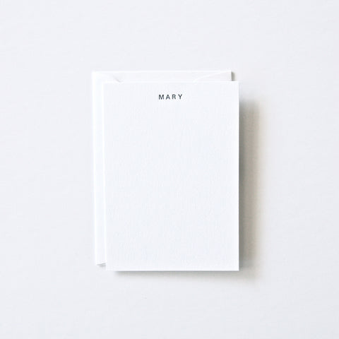 Mary - Personalized Stationery Set
