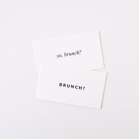 Brunch Date Cards