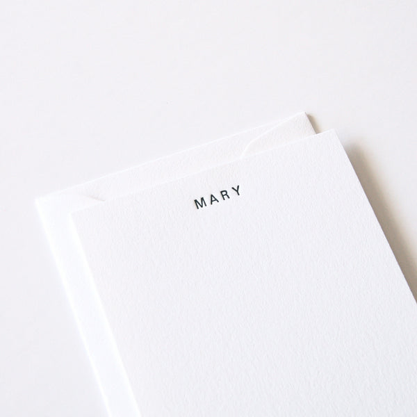 Mary - Personalized Stationery Set