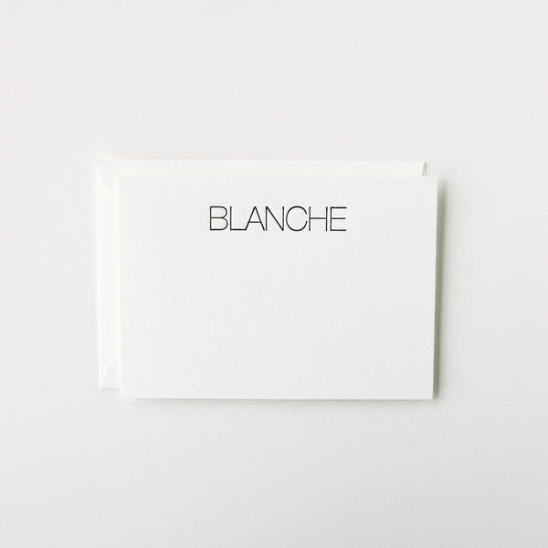 Blanche - Personalized Stationery Set