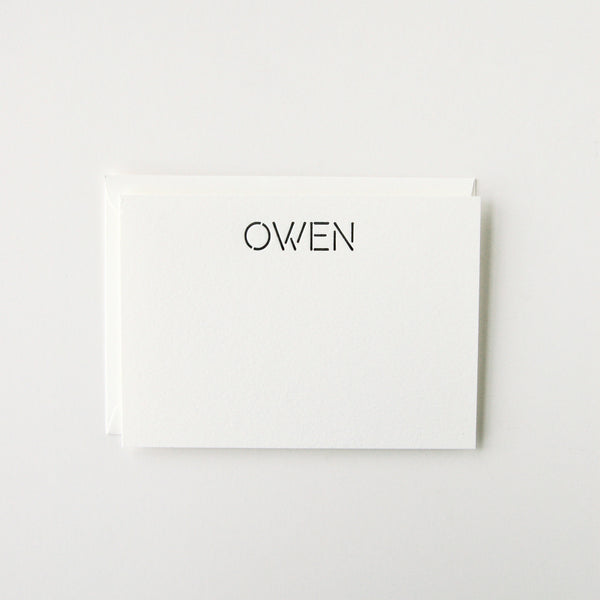 Owen - Personalized Stationery Set