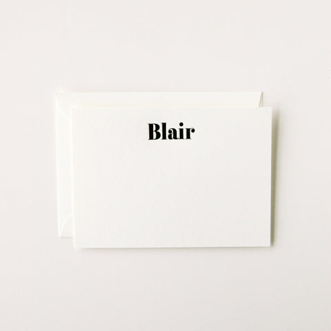 Blair - Personalized Stationery Set