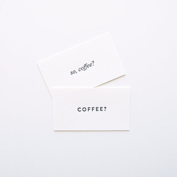 Coffee Date Cards