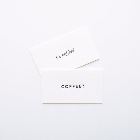 Coffee Date Cards