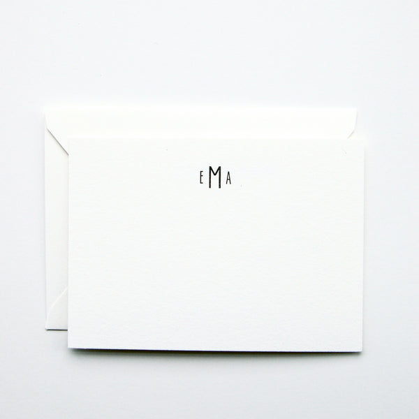 Modern Monogram - Personalized Stationery Set