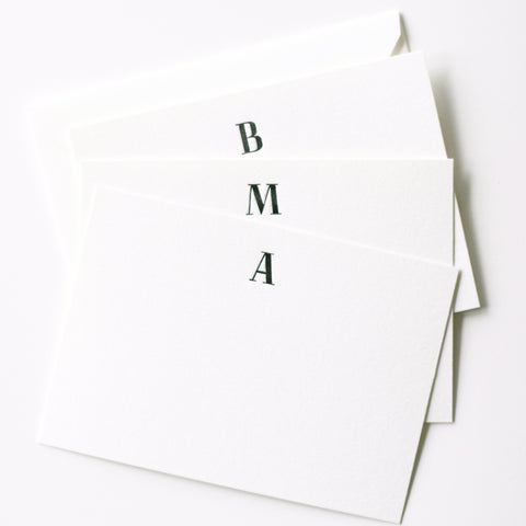 Monogrammed Stationery Set